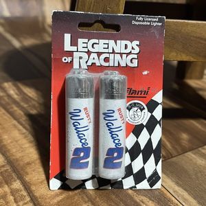 Rusty Wallace #2 Lighters Twin Pack NASCAR 2000 Legends Of Racing NIP Sealed NOS